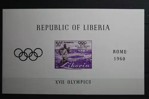 Liberia Block 16 mit 556 postfrisch #UP450
