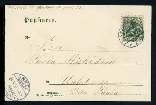 AK Neersen Kreis Viersen Gastwirtsch. Bechen, Schankwirtsch. Peters 1906 #IU512