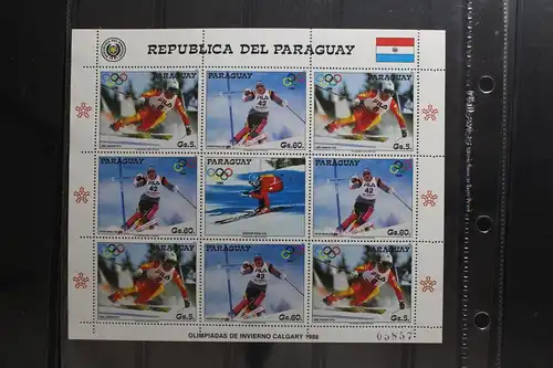 Paraguay 4178-4179 postfrisch als Kleinbogen #UP402