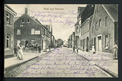 AK Neersen Kreis Viersen Hauptstrasse 1916 #IU524