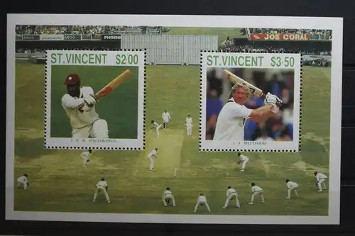 St. Vincent Block 59 mit 1128-1129 postfrisch #UO575
