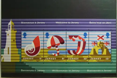 Großbritannien Jersey Block 1 mit 119-122 postfrisch #UP482