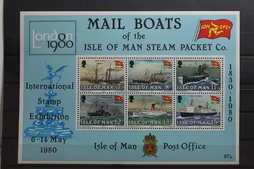 Großbritannien Isle of Man Block 3 mit 166-171 postfrisch #UP614