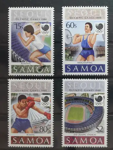 Samoa 645-648 postfrisch #UO732