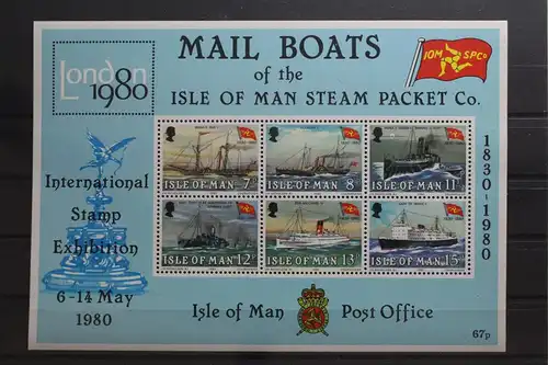 Großbritannien Isle of Man Block 3 mit 166-171 postfrisch #UP619