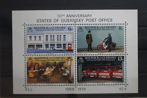 Großbritannien Guernsey Block 2 mit 195-198 postfrisch #UP657
