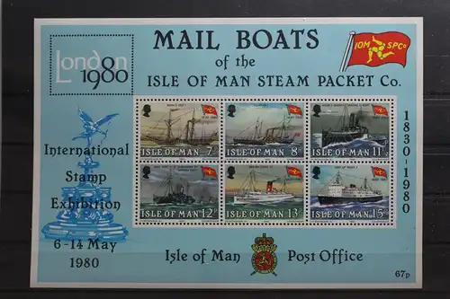 Großbritannien Isle of Man Block 3 mit 166-171 postfrisch #UP616