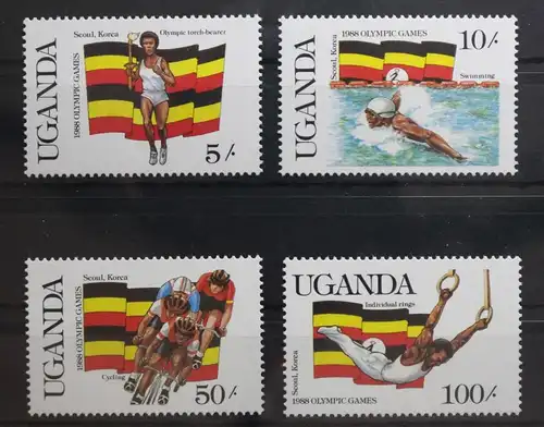 Uganda 534-537 postfrisch #UO787