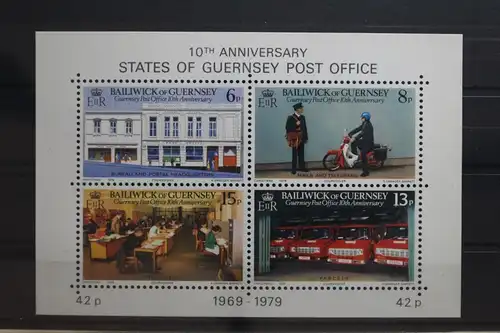 Großbritannien Guernsey Block 2 mit 195-198 postfrisch #UP654