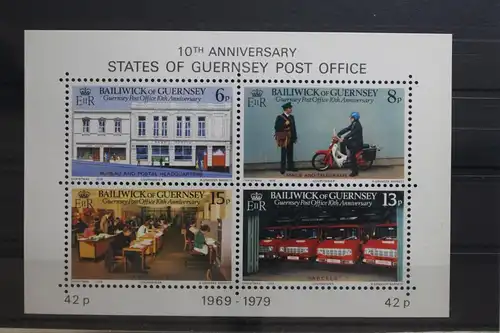 Großbritannien Guernsey Block 2 mit 195-198 postfrisch #UP653