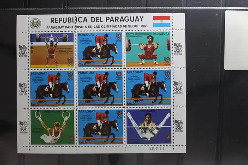 Paraguay 4053 postfrisch als Kleinbogen #UP398