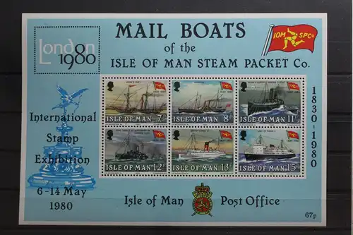 Großbritannien Isle of Man Block 3 mit 166-171 postfrisch #UP611
