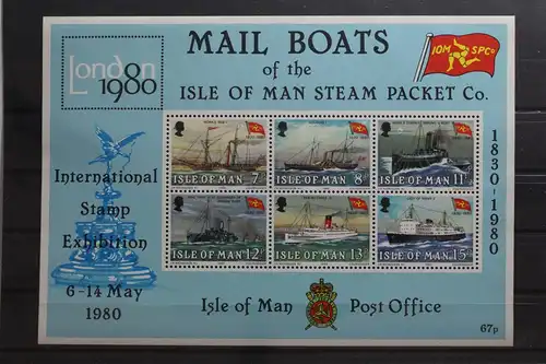 Großbritannien Isle of Man Block 3 mit 166-171 postfrisch #UP620