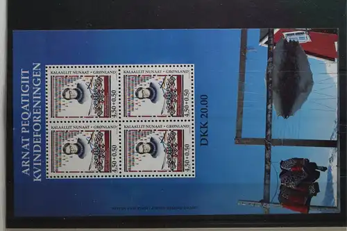Grönland Block 15 mit 322 postfrisch #UQ641