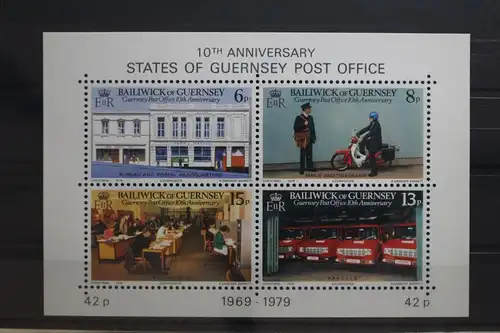 Großbritannien Guernsey Block 2 mit 195-198 postfrisch #UP658
