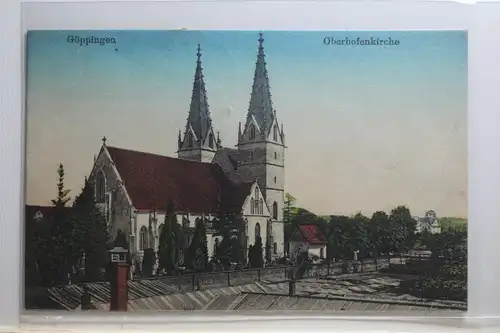 AK Göppingen Oberhofenkirche 1918 #PI476
