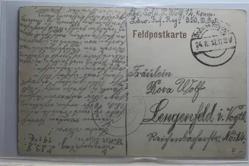 AK Holoby Hauptstraße in Holoby Feldpostkarte 1917 #PI447