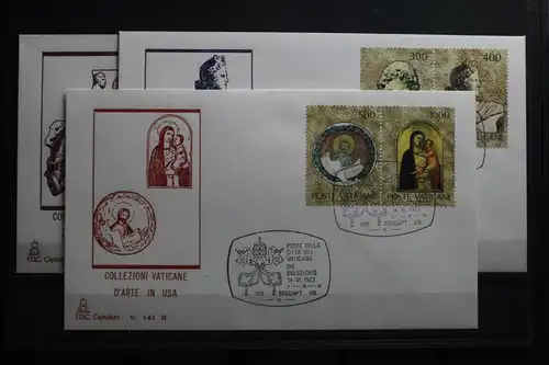 Vatikan 830-835 gestempelt als FDC #UR384
