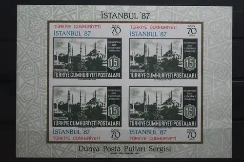 Türkei Block 24 mit 2700-2701 postfrisch #UQ496