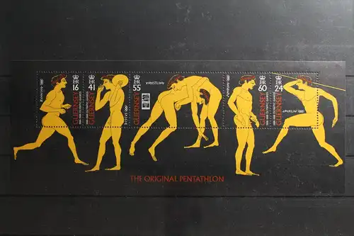 Großbritannien Guernsey Block 17 mit 703-707 postfrisch #UP484