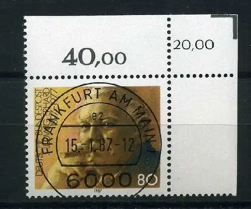 Bund 1308 KBWZ gestempelt Frankfurt #IV086