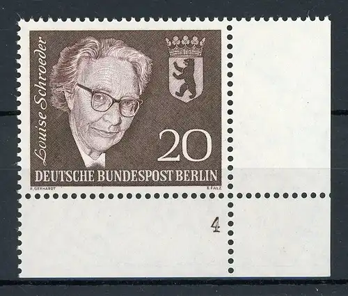 Berlin 198 postfrisch FN/ Formnummer 4 #IT945