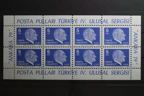 Türkei 2482 postfrisch als Kleinbogen #UQ429