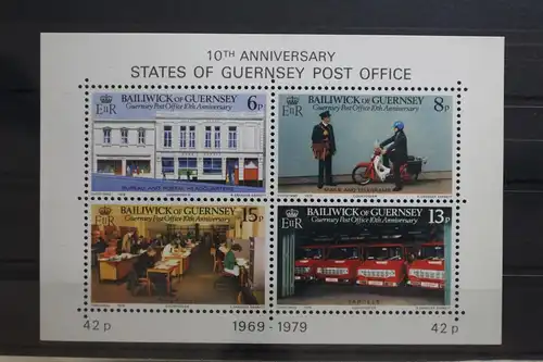 Großbritannien Guernsey Block 2 mit 195-198 postfrisch #UP656