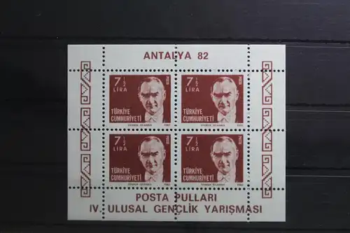 Türkei Block 22 A mit 2617 postfrisch #UQ442