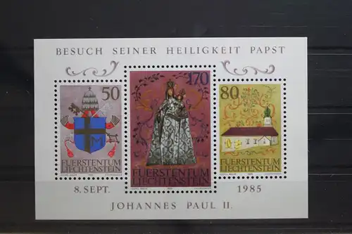 Liechtenstein Block 12 mit 878-880 postfrisch #UP706