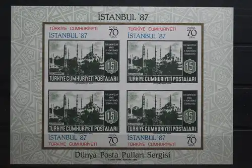 Türkei Block 24 mit 2700-2701 postfrisch #UQ499