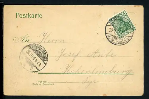 AK Schiefbahn Kreis Viersen Seidenfabrik Deuß & Oetker, u.v.m. 1908 #IU552