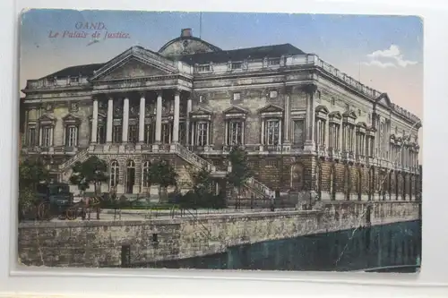 AK Gand Le Palais de Justice Feldpost 1916 #PI481