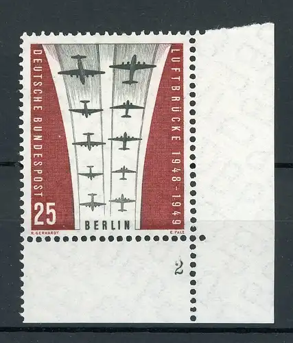 Berlin 188 postfrisch FN/ Formnummer 2 #IT922