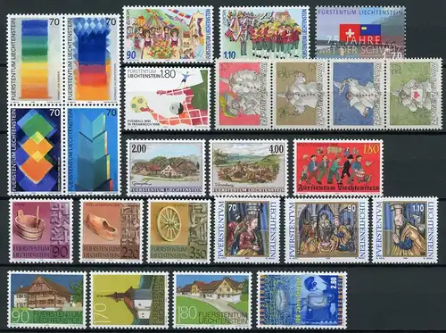 Liechtenstein Jahrgang 1998 1165-1189 postfrisch #HX083
