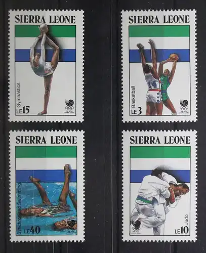 Sierra Leone 1092-1095 postfrisch #UR329