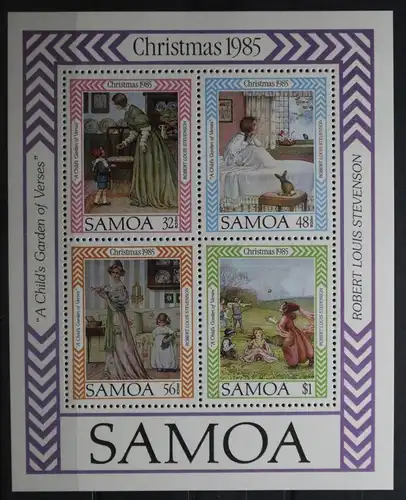 Samoa Block 37 mit 576-579 postfrisch #UR380