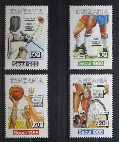 Tansania 471-474 postfrisch #UR334