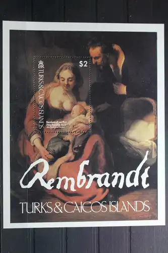 Turks- und Caicosinseln Block 20 mit 480 postfrisch #UQ887