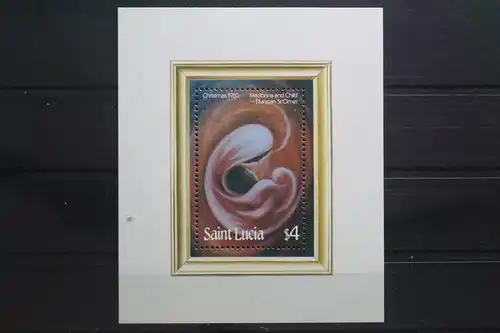 St. Lucia Block 44 mit 813 postfrisch #UR496
