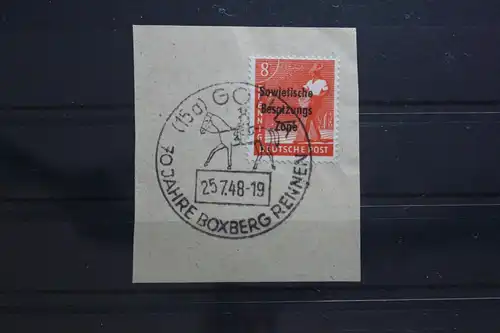 SBZ 184 gestempelt auf Papier mit Sonderstempel #UK971