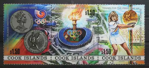 Cookinseln 1256-1258 postfrisch als Dreierstreifen #UR340