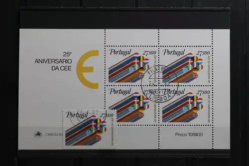 Portugal 1556, Block 34 mit 1556 gestempelt #UU378