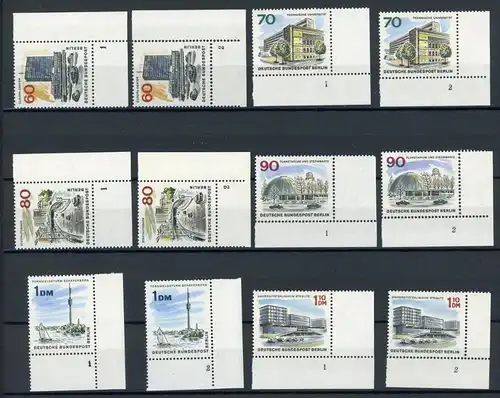 Berlin Lot Formnummern aus 254-265 postfrisch #JE695