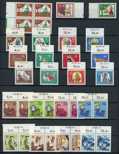 Berlin Lot Berlin-Zudrucke postfrisch #JE697