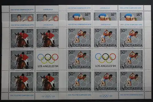 Jugoslawien 2048-2051 postfrisch als Kleinbogensatz Olympische Spiele #UR456