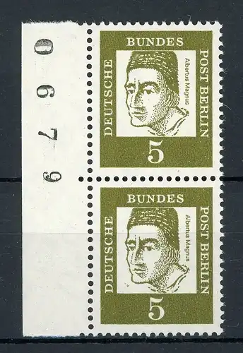 Berlin 199 postfrisch Bogenzählnummer links #IT952