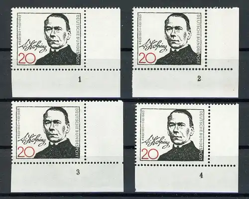 Bund 477 postfrisch FN/ Formnummer 1-4 #IY151