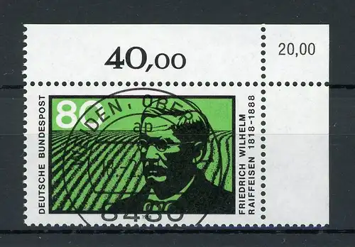 Bund 1358 KBWZ gestempelt Weiden #IY173