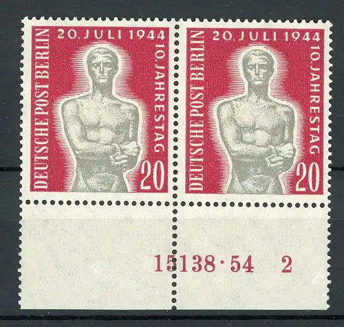 Berlin 119 HAN postfrisch kleiner Riss im Unterrand rechts #IX749